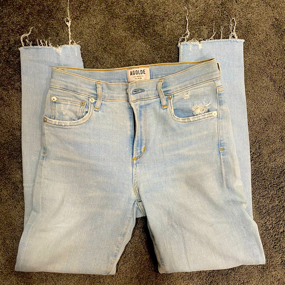 Agolde Riley Skinny Crop